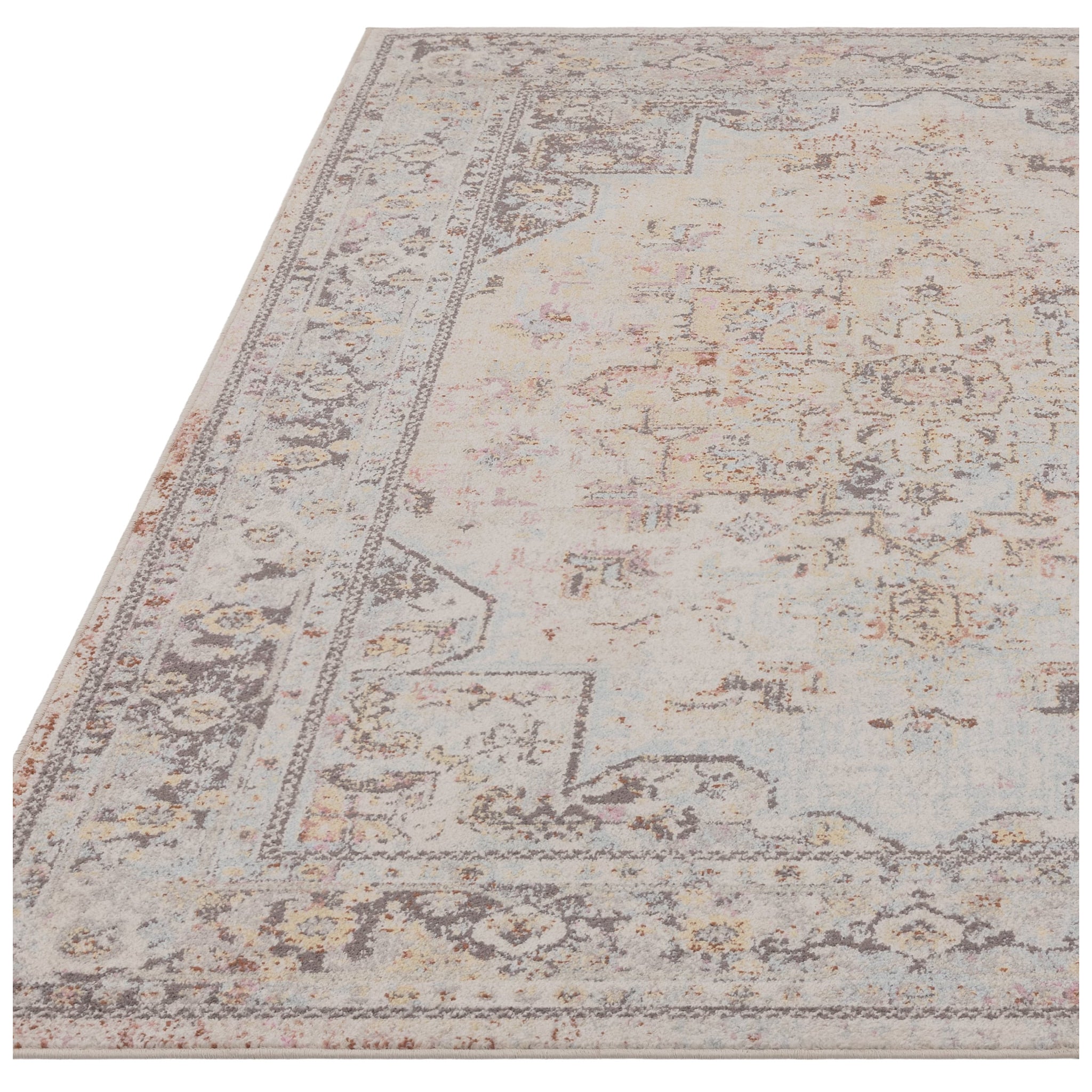 Vintage Style Persian Medallion Rug